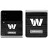 NFL Washington Commanders Black and White Galaxy Z Flip4 5G Skin